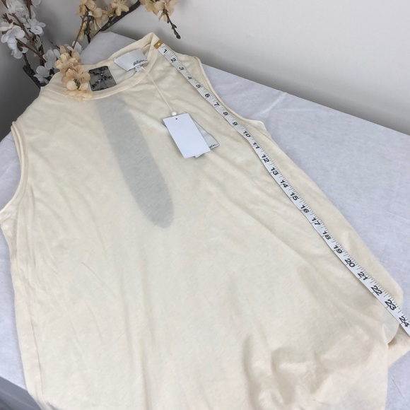 3.1 Phillip Lim Sleeveless Tee Rhinestone Keyhole - Picture 6 of 7